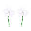 Sweet Shiny Enamel Flower Rhinestone Stud Earrings