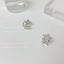 Sweet Star Zircon Inlay Double-Sided Earrings with 925 Silver Needle