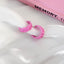 1 Pair Minimalist Roman C Shape Alloy Hoop Earrings 2024 Trend