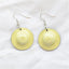 1 Pair Vacation Sweet Acrylic Silver Plated Hat Drop Earrings
