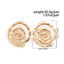 Vintage Spiral Copper Alloy Geometric Conch Earrings