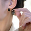 Vintage C Shape Alloy Stud Earrings - 2024 Trendy Light Luxury French Style