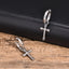 Vintage Punk Cross Stainless Steel Dangle Earrings for Men