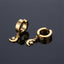 Vintage Star and Moon Stainless Steel Clip-On Earrings