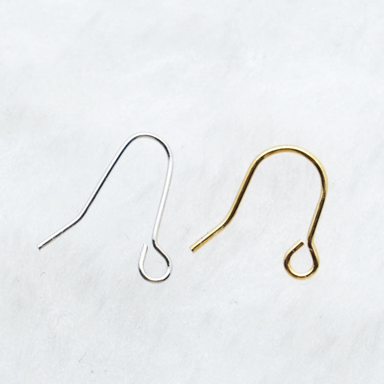 1 Piece Copper Irregular Geometric Hook Earring Findings in Gold/Silver