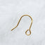 1 Piece Copper Irregular Geometric Hook Earring Findings in Gold/Silver