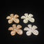 Zinc Alloy Rhinestone Flower DIY Craft Material