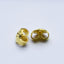 1 Piece 3*5MM Gold Plated Copper Geometric Earplugs Jewelry Accessories