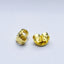 1 Piece 3*5MM Gold Plated Copper Geometric Earplugs Jewelry Accessories