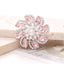 4cm Zinc Alloy Flower Gemstone and Crystal DIY Ornament Accessories