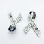 Copper Zircon Bow Knot Brooch Corsage Accessory 61x38MM