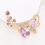 1 Piece 63x40mm Metal Rhinestone Flower DIY Phone Case Decoration Accessories