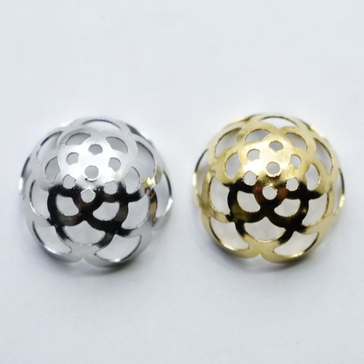 Iron Flower Bead Caps 20mm for Jewelry and Accessories