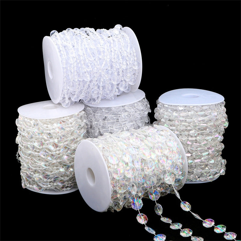 Acrylic Beaded Curtain String for DIY Jewelry and Wedding Decor