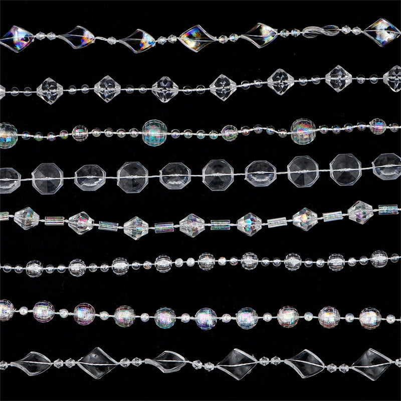 Acrylic Beaded Curtain String for DIY Jewelry and Wedding Decor