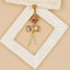 Elegant Sun & Moon Butterfly Belly Ring - 316 Stainless Steel with Rhinestones and Gold Plating