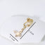 Exaggerated Butterfly Zircon Inlay Copper Belly Ring Clip