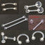 Acrylic Belly Ring Set - Simple Classic Style Body Piercing Jewelry