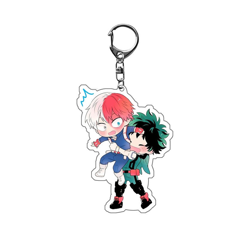 Acrylic Cartoon Character Keychain Pendant - My Hero Academia Collection