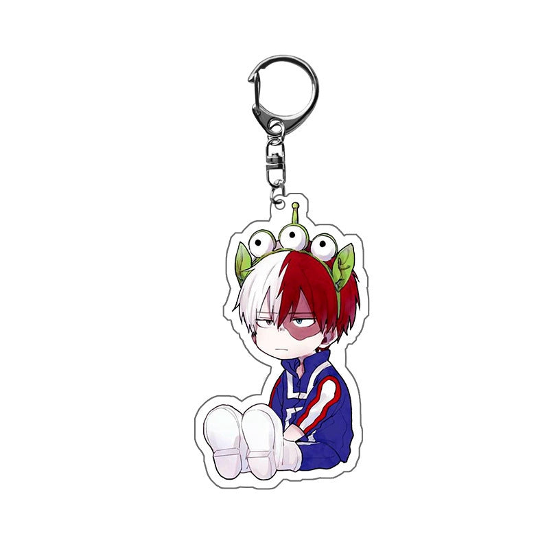 Acrylic Cartoon Character Keychain Pendant - My Hero Academia Collection