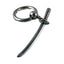 1 Piece Casual Simple Style Solid Color 304 Stainless Steel Cross Sword Pendant Drop Earrings