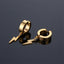 Cool Lightning Stainless Steel Ear Clips - Fashion Hip Hop Style Earrings