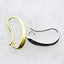 1 Piece Copper Swing Hook Earring Findings in Gold/White K 18*9mm