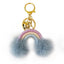 Cute Rainbow Cotton String Bohemian Keychain Pendant