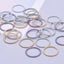 18K Gold Plated 304 Stainless Steel Round Jump Ring for DIY Jewelry