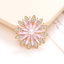 40mm Zinc Alloy Rhinestone Pearl Flower Car Vent Decoration Accessory