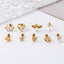 Heart Shape Stainless Steel Zircon Cartilage Piercing Studs