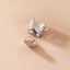 Heart Shape Zircon Stainless Steel Magnetic Cartilage Stud Earrings