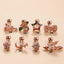 Star Heart Bow Knot Zircon Stainless Steel Cartilage Stud Earrings