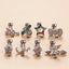 Star Heart Bow Knot Zircon Stainless Steel Cartilage Stud Earrings