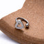 Stainless Steel Heart & Butterfly Cartilage Stud with Zircon Inlay