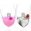 Elegant Heart Shape Alloy Plating Love Potion Couple Pendant Necklace