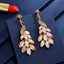 Elegant Luxurious Peacock Crystal Drop Earrings