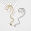 Elegant Geometric Snake Rhinestone Ear Cuff for Women