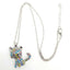 Fashion Cat Pendant Necklace with Colorful Rhinestones for Women