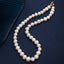 Fashion Cherry Freshwater Pearl Glass Choker Necklace
