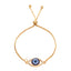 Fashion Evil Eye Rhinestone Alloy Women's Bracelet