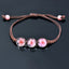 Fashion Dried Flower Glass Bead Women's Bracelet