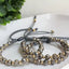 Fashion Geometric Crystal Freshwater Pearl Adjustable Bracelet