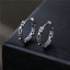 Fashion Geometric Titanium Steel Men's Twisted Rope Hoop Earrings