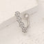 1 Piece Fashion Sunflower Heart Shape Stainless Steel Zircon Belly Ring