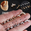 Fashion Heart Shape Zircon Stainless Steel Lip and Ear Stud