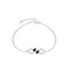 Infinity Sterling Silver Zircon Bracelet - S925 Figure-8 Design Women's Luxury Jewelry