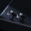 Fashion Punk Lightning Bolt Stainless Steel Ear Studs