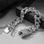 Fashion Rhinestone Inlay Cuban Chain Unisex Bracelets - Hip-Hop Style Accessories