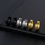 Fashion Minimalist Alloy Plated Matte Hoop Earrings for Men and Women